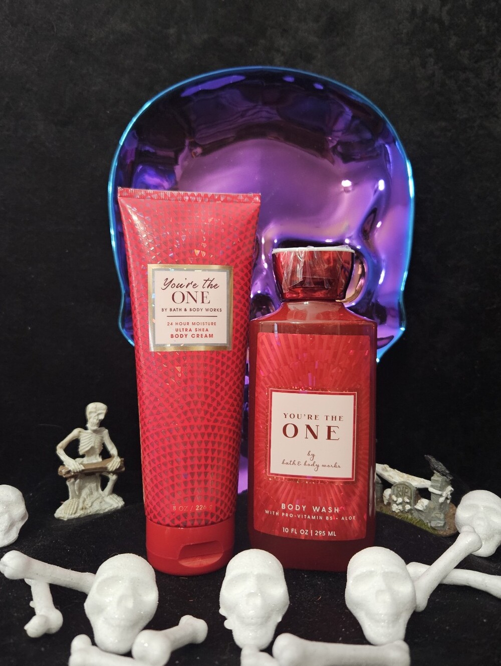NWT Bath & Body Works You're The One Body Care Duo - Red, White